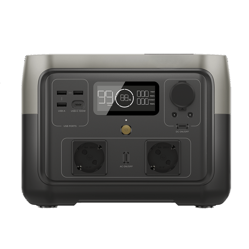 Tragbare Powerstation 512Wh | LiFePO4 | 1000W | Schnellladung in 1 Stunde